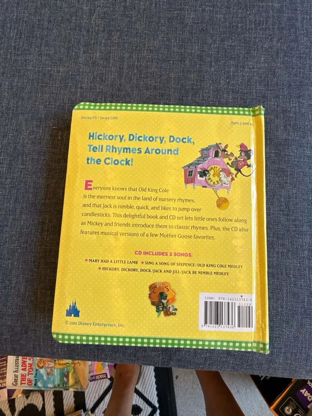 Disney Nursery Rhymes Read-Along Storybook and CD